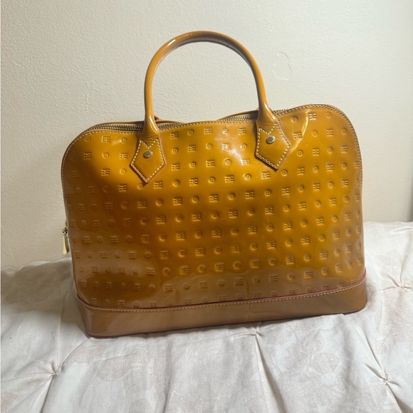 Mustard Yellow Designer Women's Bag - Picture 2 of 3